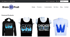 Desktop Screenshot of brainfruitclothing.com