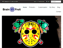 Tablet Screenshot of brainfruitclothing.com